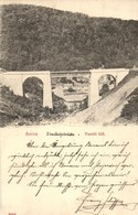 T2 Anina, Stájerlakanina, Steierdorf; Vasúti Híd, Hátoldalon Osztrák Portóval / Railway Bridge, Viaduct - Ohne Zuordnung