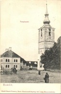 T2 1907 Barót, Baraolt; Templom Tér, Községháza. Dániel Ferenc Kiadása Rembrandt Fényképész Felvétele Után / Church Squa - Unclassified