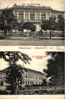 T3 Beszterce, Bistrita; Állami Polgári Leányiskola és állami Községi Polgári Fiúiskola / Boy And Girl Schools (kis Szaka - Unclassified