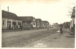 * T1/T2 Dános, Danes; Fő Utca, J. Cristea üzlete. G. Hedu Kiadása / Strada Principala / Main Street With Shops - Ohne Zuordnung