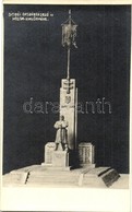 * T2 1941 Ditró, Gyergyóditró, Ditrau; Országzászló és Hősök Emlékműve / Hungarian Flag And WWI Heroes Monument. Photo - Zonder Classificatie