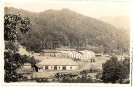 T2 1940 Felsőbánya, Baia Sprie; Érczúzó Telep, Fa Híd / Ore Crushing Plant, Ore Mine, Factory, Wooden Bridge. Photo - Zonder Classificatie