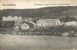 T2/T3 Marosvásárhely, Targu Mures; Alreáliskola, Gázgyár. Porjes S. Sándor Kiadása / School, Gasworks (EK) - Zonder Classificatie