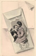 * T2 1904 Nagyvárad, Oradea; Romantikus Pár Levélen / Romantic Couple On Letter S: E. Ernst - Zonder Classificatie