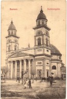 T2 Szatmárnémeti, Satu Mare; Székesegyház, Bútor üzlet / Cathedral, Shops - Zonder Classificatie