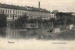 T2 1903 Temesvár, Timisoara; Józsefváros, Bega Részlet Halász Hálóval. Uhrmann Henrik Kiadása / Iosefin, Bega Riverside, - Zonder Classificatie