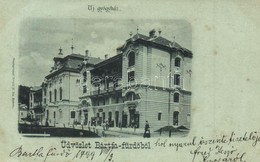 * T2/T3 1899 Bártfa, Bardejov,  Bardejovské Kúpele, Bardiov;  Új Gyógyház, Werther J. üzlete. Divald K. Fia Kiadása / Sp - Zonder Classificatie