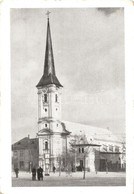 ** T2/T3 Érsekújvár, Nové Zámky; Plébánia Templom. Kiadja Jaksics Ferenc / Parish Church (EK) - Zonder Classificatie