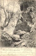 T3 1899 Kovácspatak, Kovacov; Medve Barlang. Kiadja Stromf Ignác / Cave Entrance (EB) - Zonder Classificatie