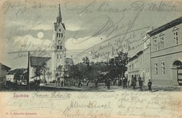 T2/T3 1900 Leibic, Leibitz, Lubica; Fő Utca, Templom. Kiadja R. C. Schmidt / Main Street, Church (EK) - Zonder Classificatie