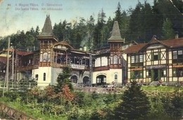 T2/T3 1916 Ótátrafüred, Altschmecks, Stary Smokovec (Tátra, Magas Tátra, Vysoké Tatry); Hygiea Villa, Gyógyszertár, étte - Zonder Classificatie