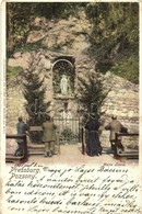 T3 1901 Pozsony, Pressburg, Bratislava; Maria Lourd / Mária Szobor és Szentély. Ottmar Zieher / Mary Statue And Shrine ( - Zonder Classificatie