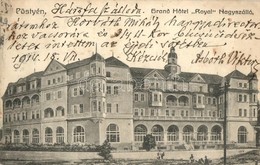 T2/T3 1914 Pöstyén, Piestany; Royal Nagyszálló / Grand Hotel  (EK) - Zonder Classificatie