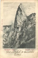 T2/T3 1905 Szádelő, Zádiel; Szádelői Völgy, Cukorsüveg. Kiadja Divald Adolf / Zádielska Tiesnava, Cukrová Homola / Rock  - Zonder Classificatie