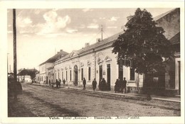 * T2 Tiszaújlak, Vulok, Vilok, Vylok; Hotel Koruna / Korona Szálloda, Automobil / Hotel, Street View, Automobile - Ohne Zuordnung