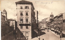 T2 Fiume, Corso Vittorio Emanuele III, Via G. Garibaldi / Promenade, Street - Zonder Classificatie