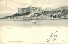 T3/T4 1900 Kraljevica, Portoré; Castello / Frangepán Kastély. Edgar Schmidt Kiadása / Kastel / Frankopan Castle (EB) - Ohne Zuordnung