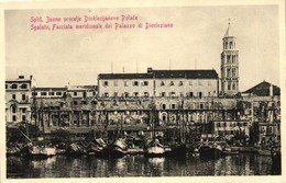 ** T1/T2 Split, Spalato; Palazzo Di Diocleziano / Palace, Boats - Zonder Classificatie