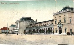 * T4 Zagreb, Agram, Zágráb; Dzravni Kolodvor / Bahnhof / Vasútállomás / Railway Station (vágott / Cut) - Zonder Classificatie