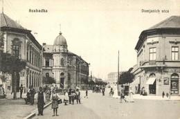 T2 1915 Szabadka, Subotica; Damjanich Utca, Ivanits József üzlete, Távbeszélő / Street, Shop, Telephone Office - Zonder Classificatie