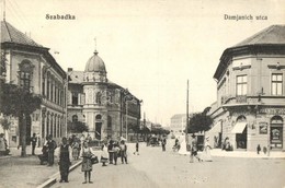 T2 1915 Szabadka, Subotica; Damjanich Utca, Ivanits József üzlete, Távbeszélő / Street, Shop, Telephone Office - Unclassified