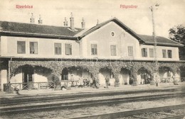T2 1912 Újverbász, Verbász, Novi Vrbas; Vasútállomás. Bleyer József Kiadása / Bahnhof / Railway Station - Ohne Zuordnung