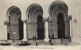 * T2/T3 Algiers, Alger; Entrée De L'Hotel Des Postes / Automobiles (EK) - Unclassified