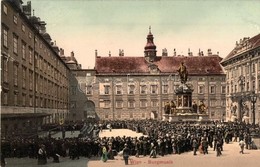 * T2/T3 Vienna, Wien I. K. K. Hofburg Mit Burgmusik / Castle, Music Band, Crowd (Rb) - Ohne Zuordnung