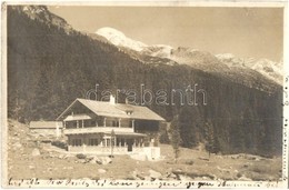 T2 1929 Zillertal (Uderns), Dominikushütte 1684 M / Rest House, Tourist Hut, Chalet. Ernst Pfund Photo - Zonder Classificatie