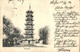 * T2/T3 1904 Yantai, Chefoo, Zhifu; Pagoda  (Rb) - Zonder Classificatie
