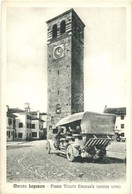 ** T2 Marano Lagunare; Piazza Vittorio Emanuele (storica Torre) / Square, Autobus, Historical Tower - Zonder Classificatie