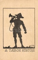 ** T2 A Tábor Kürtöse; A K.E.G. (Katolikus Egyetemi Gimnázium) Cserkészcsapatok Kiadása / Hungarian Scout Art Postcard S - Zonder Classificatie