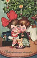 T1/T2 Christmas, Italian Art Postcard, Amag 1908. S: Margret Boriss - Zonder Classificatie