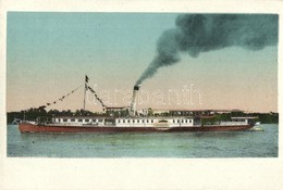 ** T2/T3 SS Budapest Folyami Utasszállító Gőzhajó / Hungarian Passenger Steamship (EK) - Unclassified