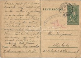 T4 1943 Bleier Zsigmondné Levele Férjének Bleier Zsigmond Zsidó KMSZ-nek (közérdekű Munkaszolgálatos) 109/33. A Miskolci - Unclassified