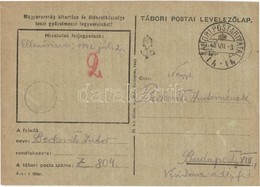 1943 2 Db Levél Berkovits Andor Zsidó Z. 804-es KMSZ-től (közérdekű Munkaszolgálatos) Feleségének. Egyiken Csakannyit Le - Unclassified