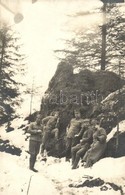 * T1/T2 1917 Olasz Front A Havas Hegyekben / WWI K.u.k. Military In The Italian Front, Snowy Mountains. Photo - Zonder Classificatie