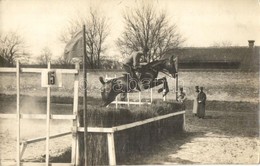 * T2 1914 Akadályugratás Katonai Táborban / Obstacle Jumping In A K.u.k. Military Camp. Photo - Unclassified