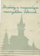 ** T4 Dicsőség A Magasságos Mennyekben Istennek. Tervezte Csipkay Zoltán. Kiadja Az Evangélikus Keresztény Ifjúsági Egye - Unclassified