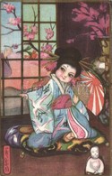T1/T2 Italian Art Postcard, Japanese Girl Ballerini & Fratini 184. S: Chiostri - Ohne Zuordnung