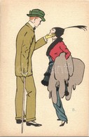 ** T2 Couple. Italian Art Postcard, Propr. Artistica Riservata 2846-4. S: B. - Unclassified