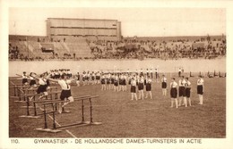 ** T1 1928 Amsterdam, Olympische Spelen. Gymnastiek, De Hollandsche Dames-Turnsters In Actie / 1928 Summer Olympics. Gym - Zonder Classificatie