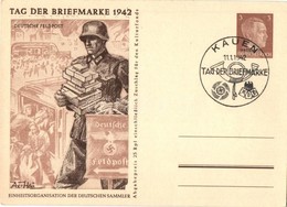 * T2/T3 1942 Tag Der Briefmarke, Deutsche Feldpost. Einheitsorganisation Der Deutschen Sammler / WWII Day Of The German  - Zonder Classificatie