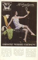 ** T1 Excellent Habselyem, Garantált Mosható Fehérnemű Reklám / Washable Silk Lingerie, Hungarian Advertisement - Zonder Classificatie