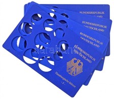 NSZK 18db Forgalmi Sor Tartó Műanyag Lapka
FRG 18pcs Of Plastic Coin Set Holder - Unclassified