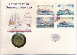 Guernsey 1983. 1P Ni-Br 'HMS Crescent' Borítékban, Bélyegzésekkel T:1
Guernsey 1983. 1 Pound Ni-Br 'HMS Crescent' In Env - Zonder Classificatie