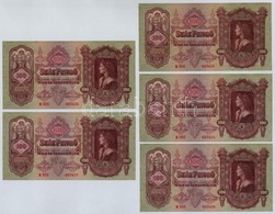 1930. 100P (5x) Sorszámkövetők T:I,I- - Zonder Classificatie