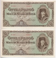 1945. 50P (2x) Sorszámkövető Pár T:I-,II
Adamo P15 - Ohne Zuordnung