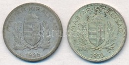 1926-1939. 1P Ag (2xklf) T:2-3 Patina
Adamo P6 - Unclassified