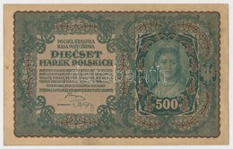Lengyelország 1919. 500M Vízjeles Papír T:II,II-
Poland 1919. 500 Marek Watermark Paper C:XF,VF
Krause 28 - Unclassified